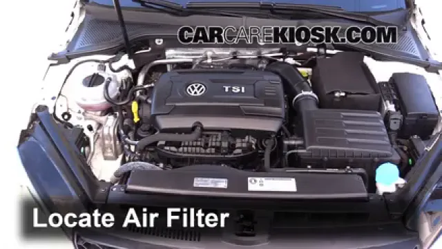 2016 Volkswagen GTI S 2.0L 4 Cyl. Turbo Hatchback (4 Door) Filtre à air (moteur) Changement